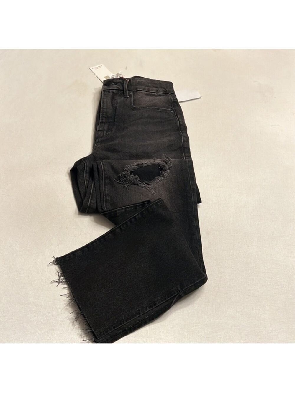 Good American Good Boy Jeans Black220 Size 24 NWT - Picture 5 of 8